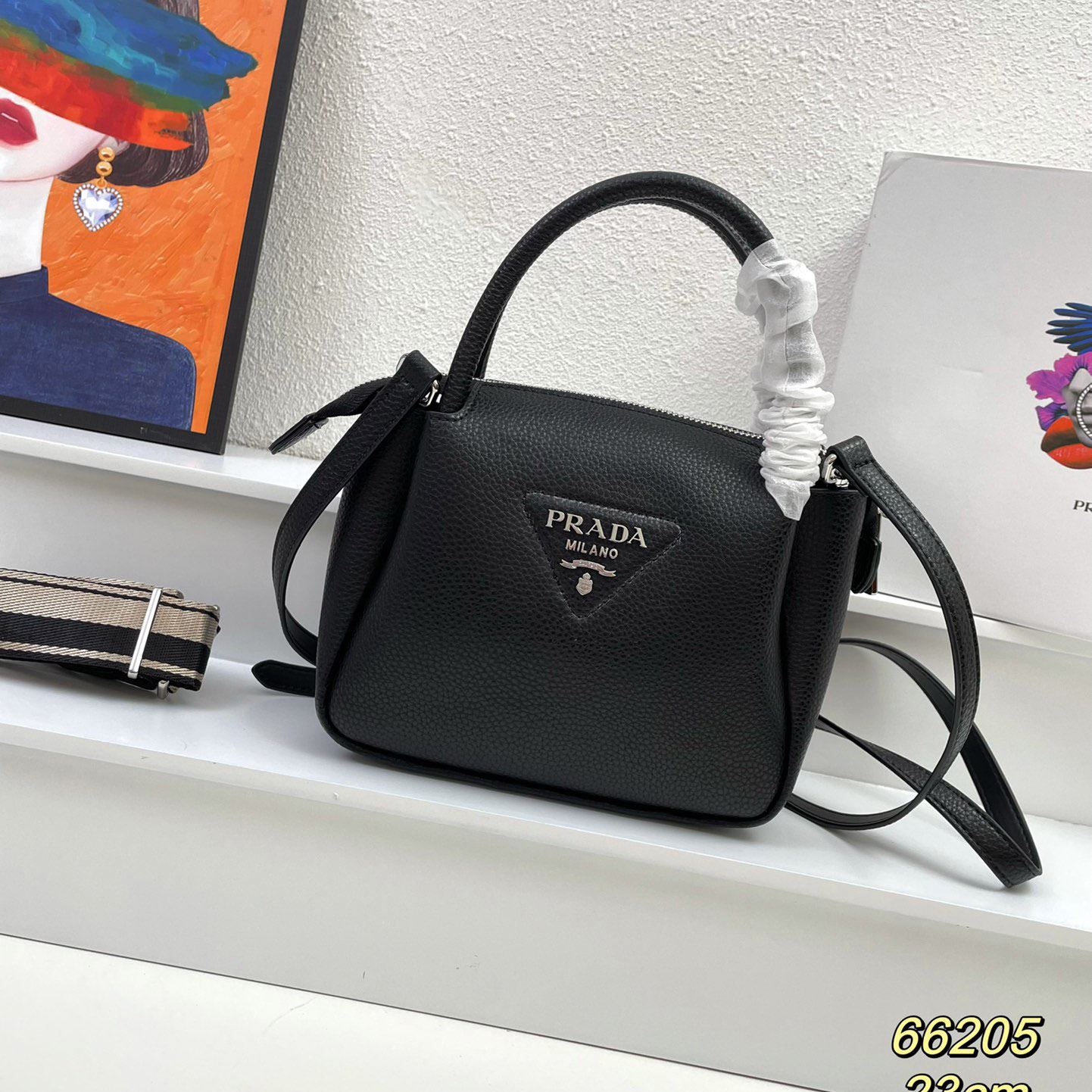 Pra*a top handle bags